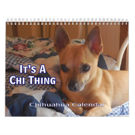 Het is een Chi Thing Chihuahua Calendar Kalender