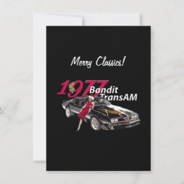 Het is een Classic 1977 Trans Am Christmas! Notitiekaartje