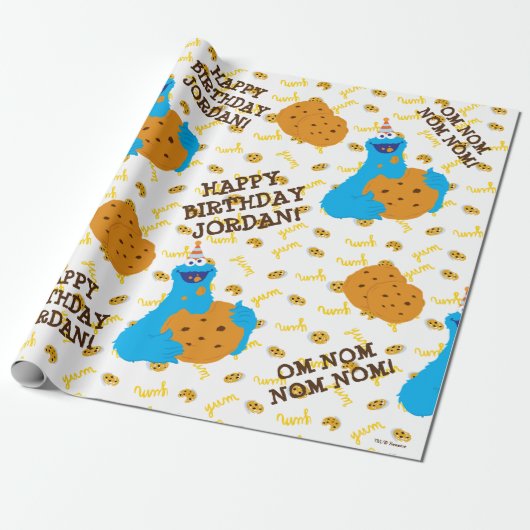 Het is een Cookie Party Pattern Cadeaupapier (Uitgerold)