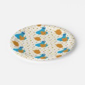 Het is een Cookie Party Pattern Papieren Bordje (Gekanteld)