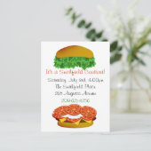 Het is een Cookout Uitnodiging Briefkaart (Staand voorkant)