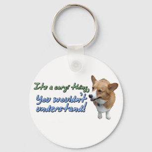 Het is een Corgi-ding Sleutelhanger