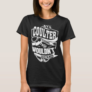 Het is een COULTER ding T-shirt