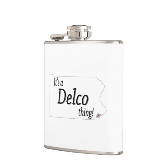 Het is een DELCO-ding! Heupfles (Links)