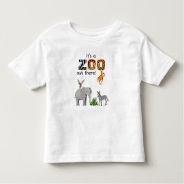 Het is een dierentuin daar! kinder shirts
