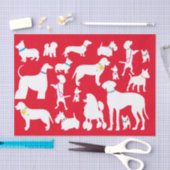 Het is een Dogs-leven Tissuepapier (Craft)