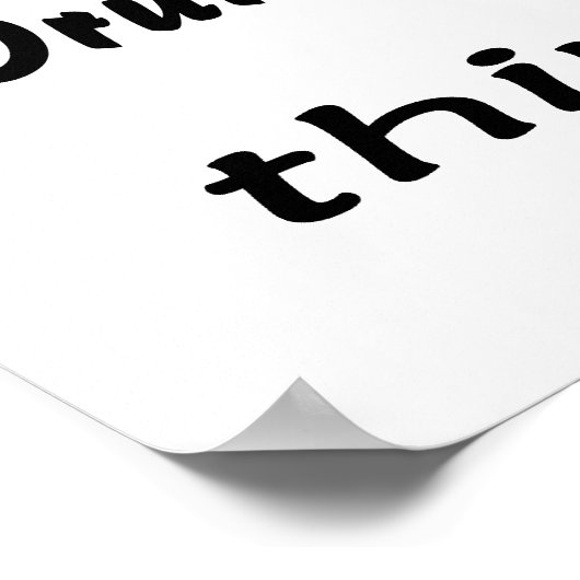 Het is een drumkorp ding. poster (Hoek)