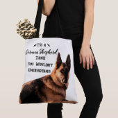 Het is een Duits Shepherd-ding Tote Bag (Dichtbij)
