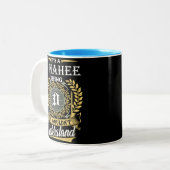 Het is een Dunahee ding dat je niet zou begrijpen Tweekleurige Koffiemok (Voorkant links)