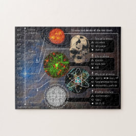 Het is één en één Zeroes helemaal omlaag 252 stuk Legpuzzel