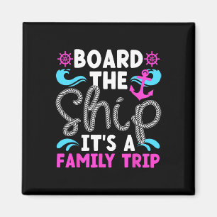 Het is een familie cruise reis 2025 familie cruisi magneet