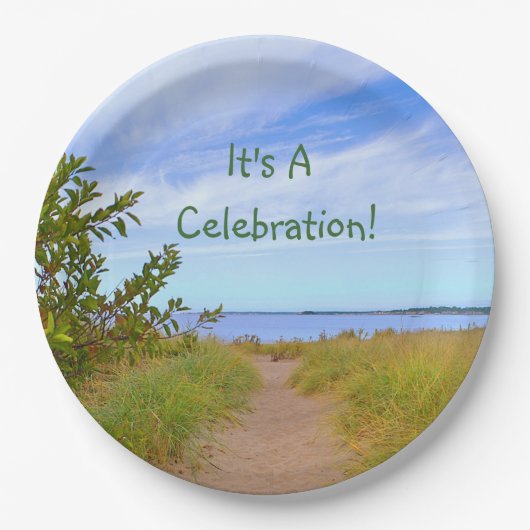 Het is een feest papieren bordje (Voorkant)