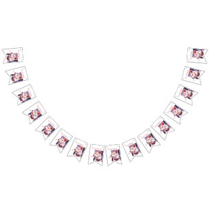 Het is een feestelijke feestdag. vlaggetjes