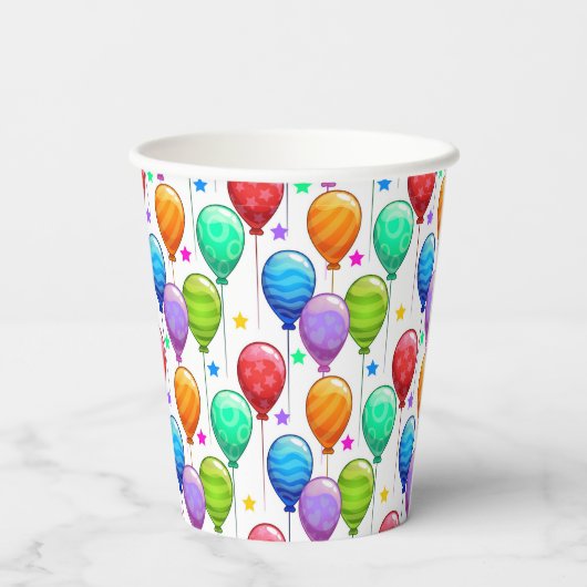 Het is een feestje om te vieren papieren bekers (Achterkant)