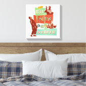 Het is een Festivus voor de rest van ons Canvas Afdruk (Insitu (Slaapkamer))