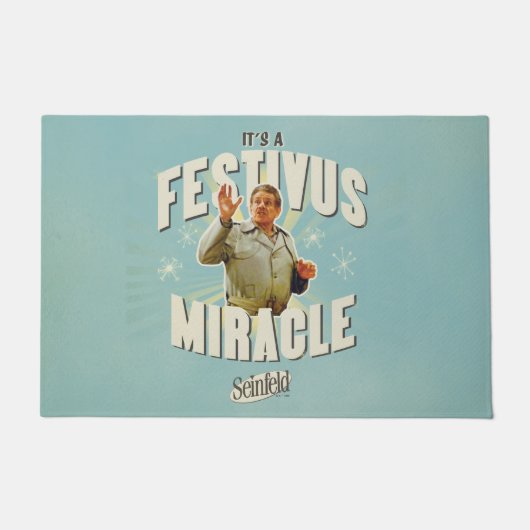 Het is een Festivus Wonders Deurmat (Voorkant)