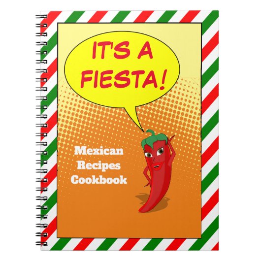 Het is een Fiesta Blank Notitieboek (Voorkant)