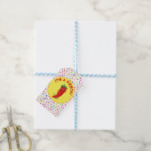 Het is een Fiesta met Confetti Pattern Cadeaulabel (Met Touw)