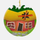 Het is een Fixer Upper Keramisch Ornament (Achterkant)