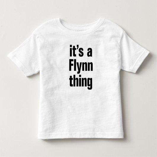 Het is een flynn ding kinder shirts (Voorkant)