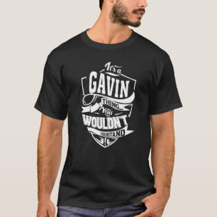 Het is een GAVIN-ding T-shirt
