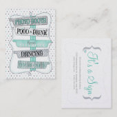 Het is een gebarentaal Visitekaartje (Voorkant / Achterkant)