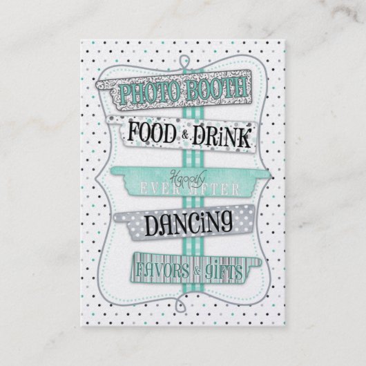 Het is een gebarentaal Visitekaartje (Voorkant)