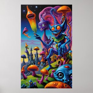 Het is een gekke wereld poster
