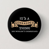 Het is een genealogie ding Button (Voorkant)