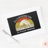 Het is een geocaching ding - je zou het niet begri rechthoekige sticker (Envelop)