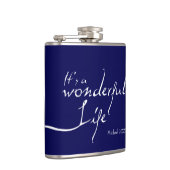 Het is een geweldig leven, feestdag heupfles (Rechts)