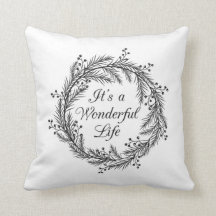 Het is een geweldig leven - Kerstmis Pillow