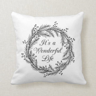 Het is een geweldig leven - Kerstmis Pillow Kussen