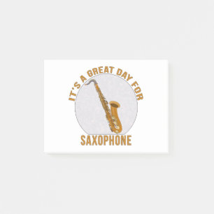 Het is een geweldige dag voor Saxophone Post-it® Notes