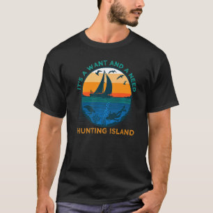 Het is een Gezocht en een behoeftige jachteiland F T-shirt