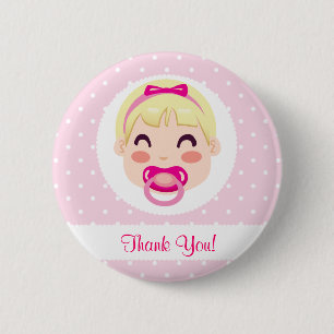 Het is een Girl Baby Design Ronde Button 5,7 Cm