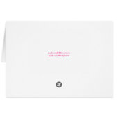 Het is een Girl Greetings Kaart - Elephants (Achterkant Horizontaal)