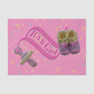 Het is een Girl Pacifier Shoes Tissuepapier