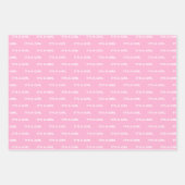 Het is een Girl Pink Wrapping Paper Sheets (Voorkant 3)