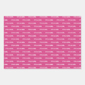 Het is een Girl Pink Wrapping Paper Sheets (Voorkant 2)