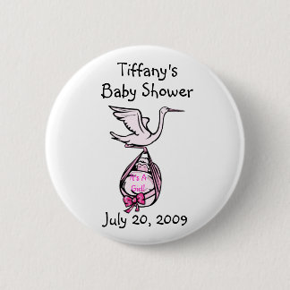Het is een Girl Stork Button