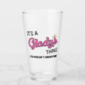 Het is een Gladys ding dat je niet zou begrijpen. Glas (Voorkant)