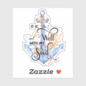 Het is een goede ankersticker sticker (Vel)