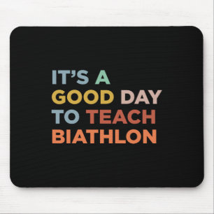 Het is een goede dag om Biathlon Coach 1 te leren Muismat