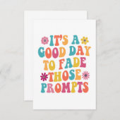 Het is een goede dag om die herinneringen aan ABA  Bedankkaart (Voorkant / Achterkant)