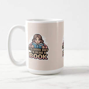 Het is een goede dag om een boek Mok te lezen