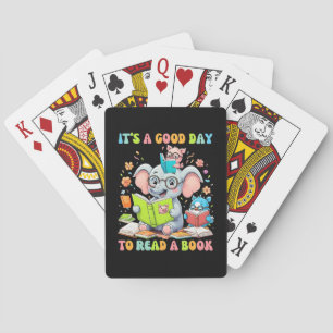 Het is een goede dag om een boekliefhebber Kinder Pokerkaarten