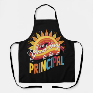 Het is een goede dag om een schooldirecteur te zij schort