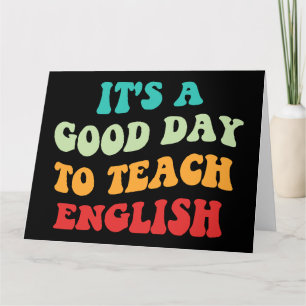 Het Is Een Goede Dag Om Engels Te Doceren I Kaart