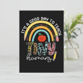 Het is een goede dag om kleine mensen te leren ken kaart (Staand voorkant)